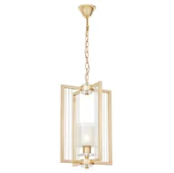 Lampy sufitowe - Manhattan lampa wisząca loft złota LDP 8012-1 (GD) Lumina Deco - miniaturka - grafika 1