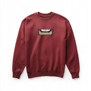 Bluza z haftem Naruto Eyes - Bordowa, Bawełna Premium, Unisex S - Bluzy męskie Bluza z haftem Naruto Eyes - Bordowa, Bawełna Premium, Unisex S - Bluzy męskie - miniaturka - grafika 1