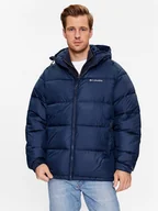 Odzież trekkingowa męska - Columbia Kurtka zimowa Pike Lake™ II Hooded Jacket Granatowy Regular Fit - miniaturka - grafika 1