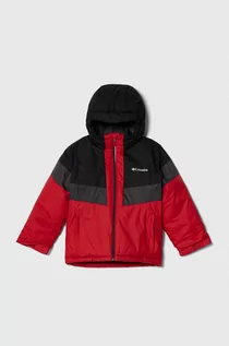 Kurtki i płaszcze dla dziewczynek - Columbia kurtka narciarska dziecięca kolor czerwony - grafika 1