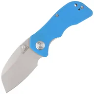 Noże - Nóż składany Kubey Karaji Blue G10, Bead Blasted D2 (KU180C) - miniaturka - grafika 1