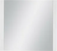 Lustra - Lustro łazienkowe białe 90x80 cm FOKUS NEW - miniaturka - grafika 1