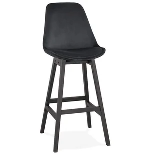Kokoon Design Hoker Basil czarny BS03260BLBL - Taborety i hokery - miniaturka - grafika 1