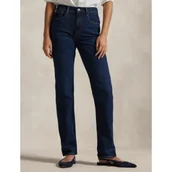 Spodnie damskie - POLO RALPH LAUREN Jeansy | Straight fit - miniaturka - grafika 1