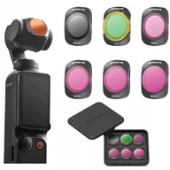 Akcesoria do drona - SunnyLife 6X FILTR + ETUI DO DJI OSMO POCKET 3 - CPL MCUV / ND8 / ND16 / ND32 / ND64 - miniaturka - grafika 1