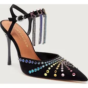 Czółenka - Kurt Geiger Szpilki KURT CRYSTAL zamsz - miniaturka - grafika 1