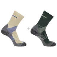 Skarpetki sportowe męskie - SKARPETY SALOMON X ULTRA ACCESS CREW 2-PACK C22569 - miniaturka - grafika 1