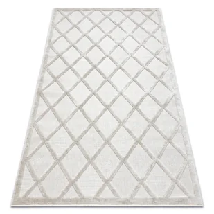 Dywan SANTO SZNURKOWY SIZAL 58365B Kratka, trellis beż, 80x150 cm - Dywany - miniaturka - grafika 1