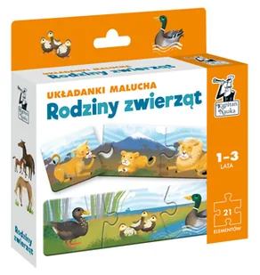 Układanki Malucha Rodziny Zwierząt Kapitan Nauka - Puzzle - miniaturka - grafika 1