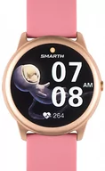 Monitory aktywności - Smartwatch Damski Smarth R7R.Sp Różowy Sportowy - miniaturka - grafika 1