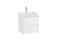 Szafki łazienkowe - Roca Ona Umywalka z szafką Unik 55x46 cm biały A851687509 - miniaturka - grafika 1
