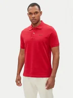 Koszulki męskie - Pepe Jeans Polo Essential PM542298 Czerwony Regular Fit - miniaturka - grafika 1