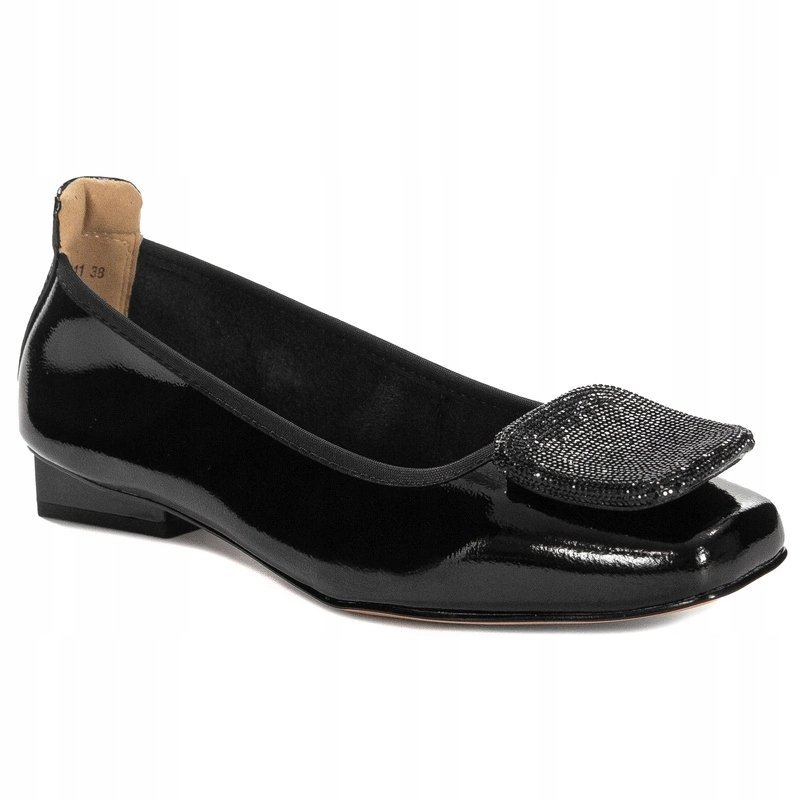Artiker Baleriny Damskie Czarne 56C2411 r.37