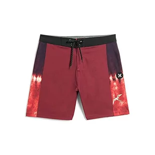 Hurley Męskie szorty M Florence Pro Series Bdst Board Shorts brązowy Brązowy (Night Maroon). 38 CK0558-663 - Kąpielówki męskie - miniaturka - grafika 1