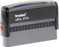 Pieczątki - Trodat PIECZĄTKA TRODAT PRINTY 4916 WKŁAD CZARNY CZARNA - miniaturka - grafika 1