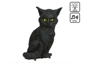Halloween - Czarny kot na Halloween - 32 cm - 1 szt. - miniaturka - grafika 1