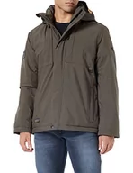 Kurtki męskie - camel active TeXXXactive® męska kurtka funkcyjna z poliestru pochodzącego z recyklingu, ciemnobrązowy, 114 - miniaturka - grafika 1