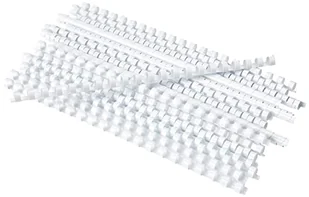 Fellowes Grzbiet, 5330803 - Grzbiety plastikowe 10 mm,biały,25 szt - Grzbiety do bindownic - miniaturka - grafika 1
