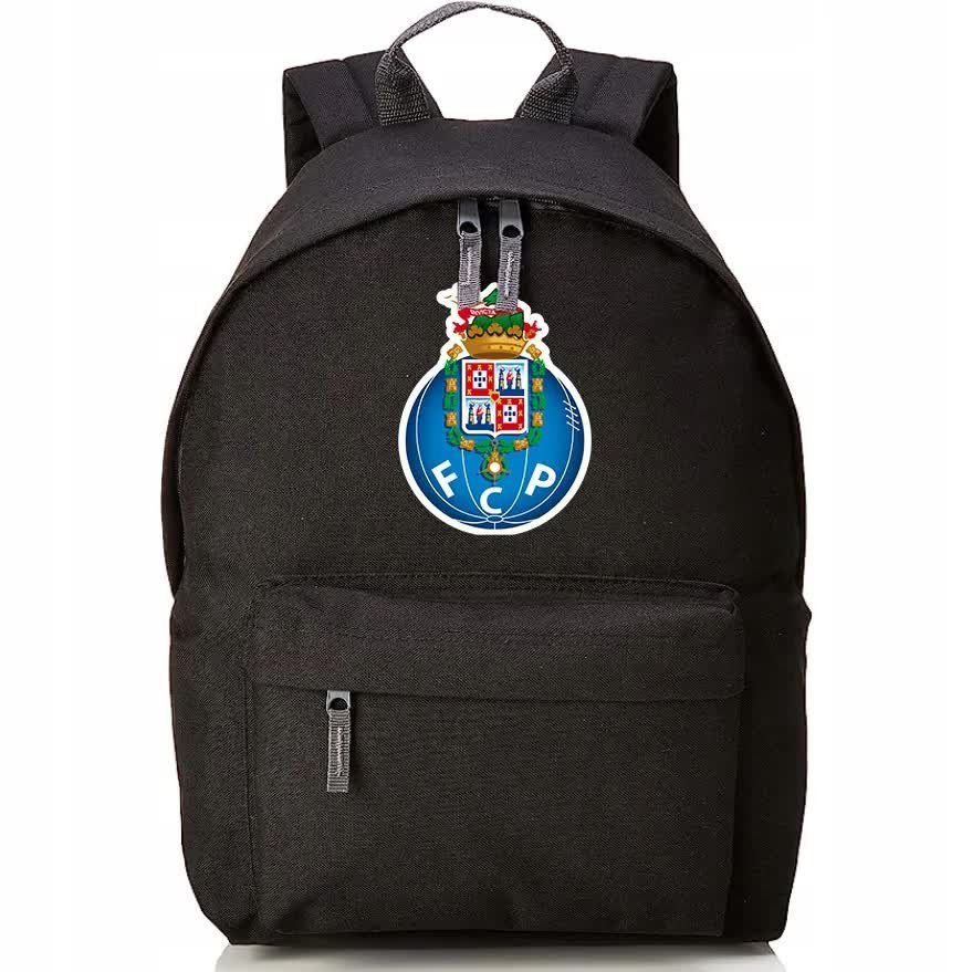 PLECAK DO SZKOŁY CZARNY FC PORTO Na Trening Basen Sportowy Piłkarskie Wzory