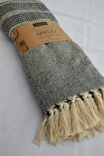 Koc 150 x 200 Bawełniany Boho Aredo 12 Czarny - Koce - miniaturka - grafika 3