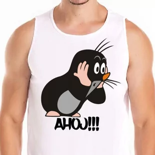 0450 Tank Top Koszulka Krecik Sąsiedzi Rumcajs S - Koszulki męskie - miniaturka - grafika 1