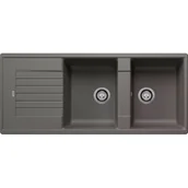 Zlewozmywaki - Zlewozmywak granitowy BLANCO Zia 8 S Silgranit Wulkaniczny szary 527392 - miniaturka - grafika 1