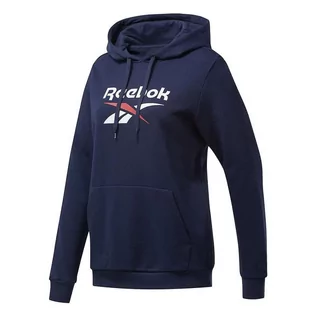 Bluzy sportowe damskie - Bluza Reebok Big Logo Hoodie Ft W FT8188 - grafika 1