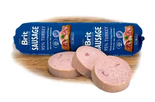 Brit Premium Sausage Turkey 800g MS_15642 - Mokra karma dla psów - miniaturka - grafika 1