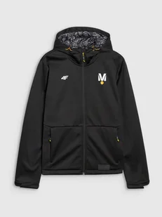 4F Kurtka softshell wiatroodporna membrana 5000 uniseks 4F x Drift Masters - czarna 3XL - Kurtki i kamizelki sportowe męskie - miniaturka - grafika 1