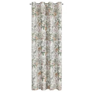 Zasłona Venus Botanic zielono-żółta 140 x 250 cm na przelotkach - Zasłony - miniaturka - grafika 1