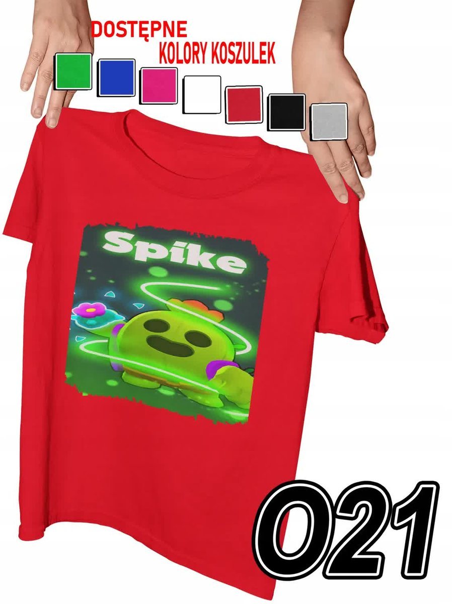 Koszulka Dziecięca Z Nadrukiem Znane Gry Braul Stars Różne - L 146-152