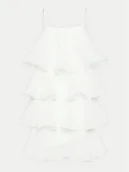 Sukienki - YAS Sukienka koktajlowa Lucia 26036503 Biały Regular Fit - miniaturka - grafika 1