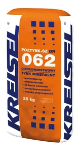 Tynk mineralny Kreisel Poztynk-SZ BR 062 25 kg, baranek 2 mm, biały - Tynki - miniaturka - grafika 1