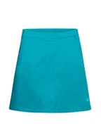 Spodnie sportowe damskie - Jack Wolfskin Szorty "Hilltop Trail Skort W" w kolorze turkusowym - miniaturka - grafika 1