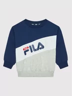 Bluzy dla chłopców - Fila Bluza Canciatti FAK0062 Granatowy Regular Fit - miniaturka - grafika 1