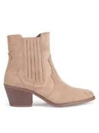 Botki damskie - Jenny Fairy Botki WS22390-01 Beżowy - miniaturka - grafika 1