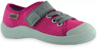Buty dla dziewczynek - Trampki dla dziewczynki Befado 351X014 Tim Różowe - grafika 1