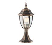 Lampy ogrodowe - Redo 9606 - Lampa zewnętrzna SEVILLA 1xE27/42W/230V IP44 złota/patyna - miniaturka - grafika 1