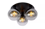 Lampy sufitowe - Lucide Marius 74114/03/30 plafon lampa sufitowa 3x60W E27 czarny - miniaturka - grafika 1