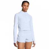 Koszulki i topy damskie - Damski longsleeve do biegania Under Armour UA Launch Elite Half Zip - niebieski - miniaturka - grafika 1
