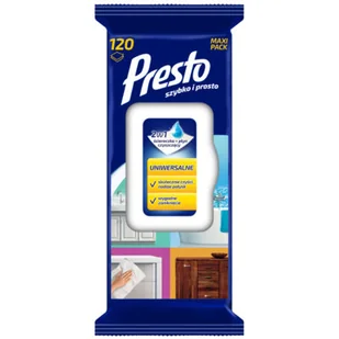 Presto Ściereczki uniwersalne 120 szt. - Ściereczki, gąbki, czyściki - miniaturka - grafika 2