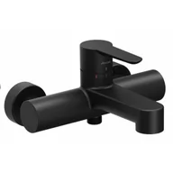 Baterie wannowe i prysznicowe - RAVAK X070185 PU 022.20/150 mm bateria czarna wannowa PURI naścienna - miniaturka - grafika 1