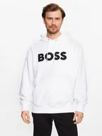 Bluzy męskie - Boss Bluza 50486243 Biały Regular Fit - miniaturka - grafika 1