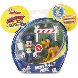 Zestaw figurek IMC TOYS Disney Junior Mickey i Pluto Policjanci + akcesoria 182332 - Figurki dla dzieci - miniaturka - grafika 1