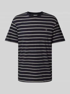 T-shirt z wyhaftowanym logo - Koszulki męskie - miniaturka - grafika 1