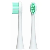 Końcówki do szczoteczek elektrycznych - Końcówki wymienne Feelo Pro White Soft do szczoteczki sonicznej Feelo Pro - miniaturka - grafika 1