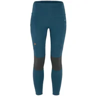 Spodnie sportowe damskie - Damskie legginsy Fjällräven Abisko Trekking Tights Pro W Rozmiar: L / Kolor: niebieski/szary - miniaturka - grafika 1