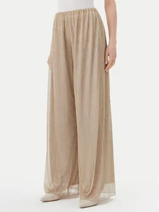 MAX&Co. Spodnie materiałowe Raiment 2516781033200 Złoty Wide Leg - Spodnie damskie - miniaturka - grafika 1