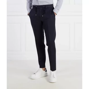 BOSS Wełniane spodnie H-Genius-DS-B1 | Slim Fit - Spodnie męskie - miniaturka - grafika 1