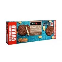 Pure&Good Ciastka z karmelem i orzeszkami ziemnymi w czekoladzie mlecznej bez dodatku cukru 128 g - Ciastka - miniaturka - grafika 1